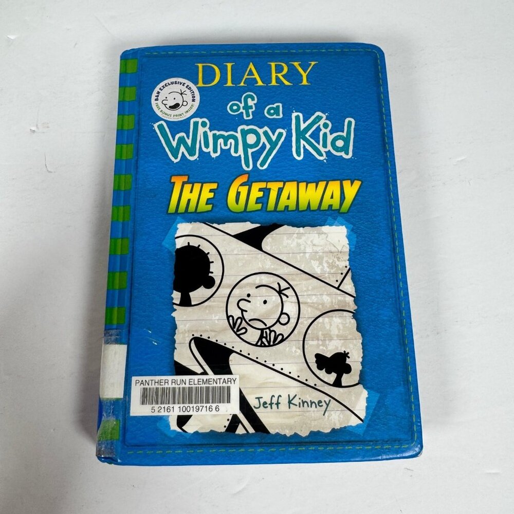 Diary of‎ a Wimpy Kid The Getaway Jeff Kinney 2017 First Printing B&N Exclusive